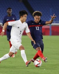 【奥运会】久保建英连续3场进球 日本4比0法国进8强